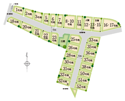 岩出中島2区画図